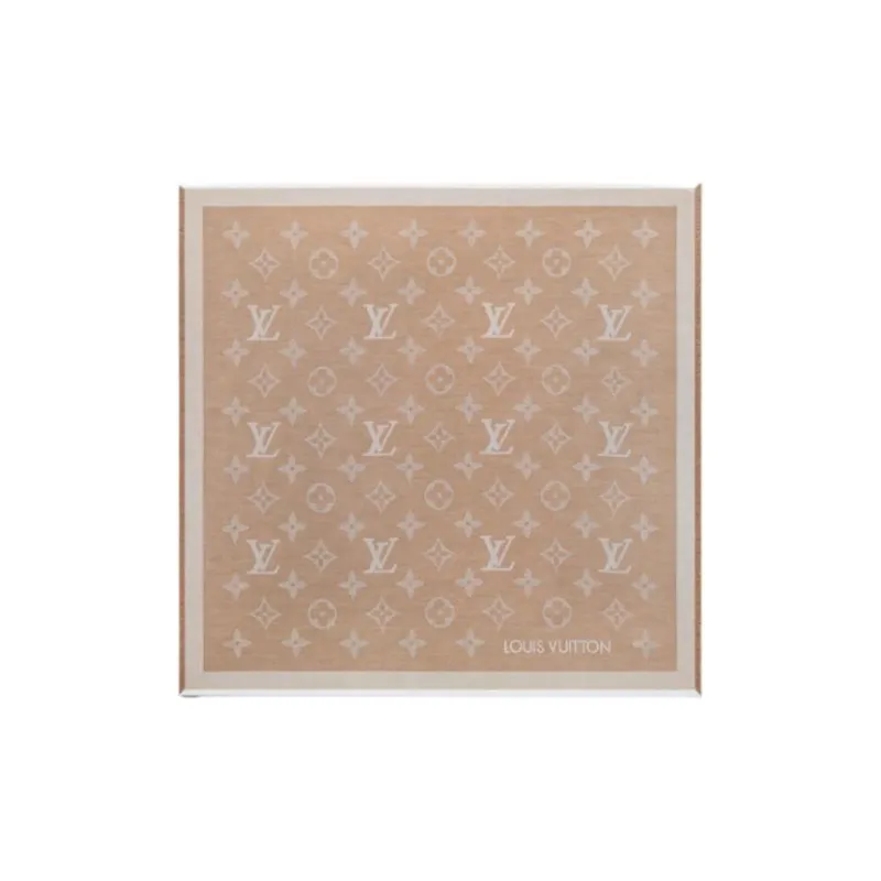 LOUIS VUITTON Shawl Women's Light Umber-0
