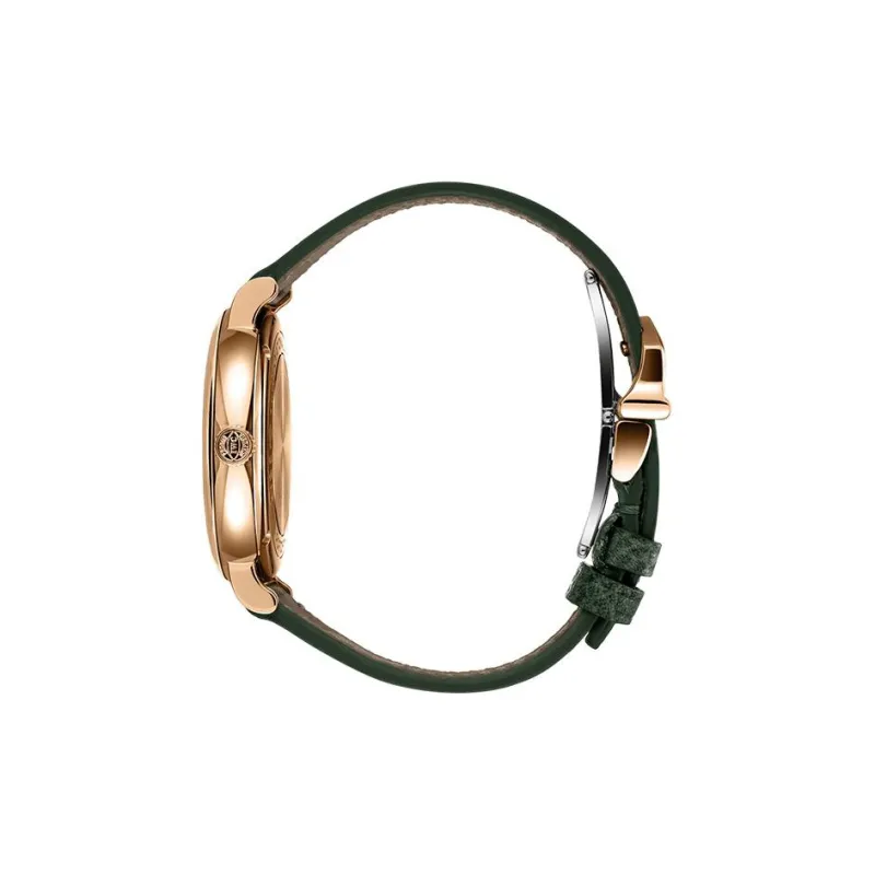 IWC Portofino Automatic Mechanical Movement Women's Watch Green Dial Red Gold Watch Case Genuine Leather Strap-4
