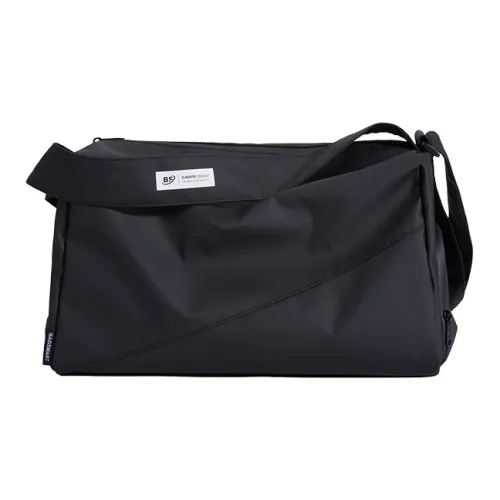 BAGSMART Nylon Fabric Shoulder Bag Regular Unisex Black/White/Green