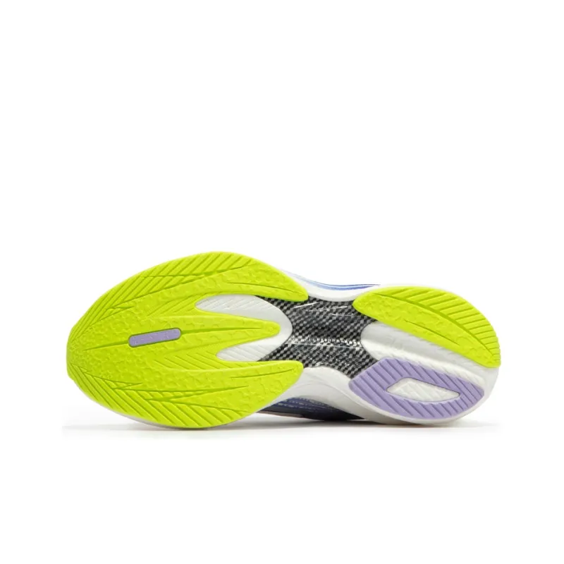 361° Carbon CQT Carbon Speed CQT Breathable Low Top Running Shoes Women's White Blue-4