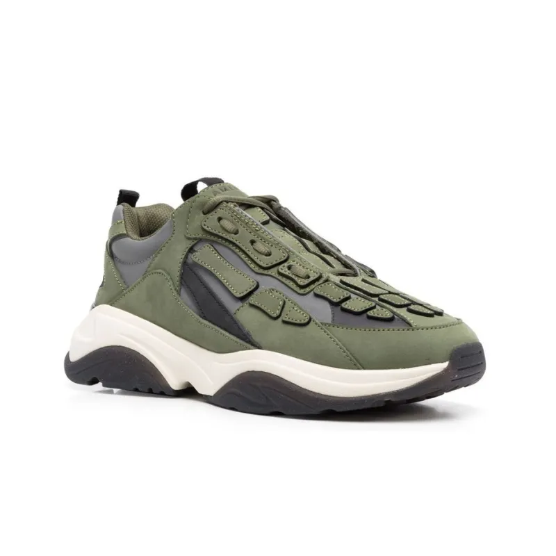 AMIRI Bone Runner Khaki Green Black Grey White-1