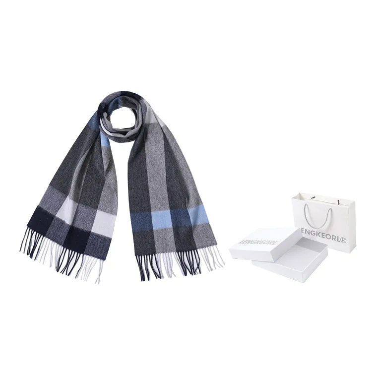 LENGKEORL Knit Scarves Men-4