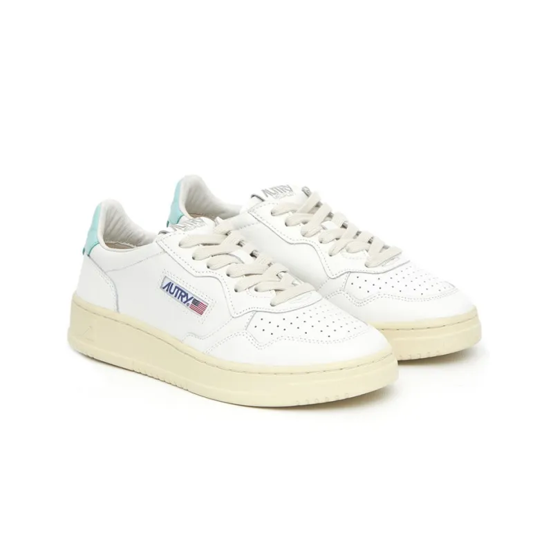 AUTRY Medalist Low 'White Turquoise' Women's-2