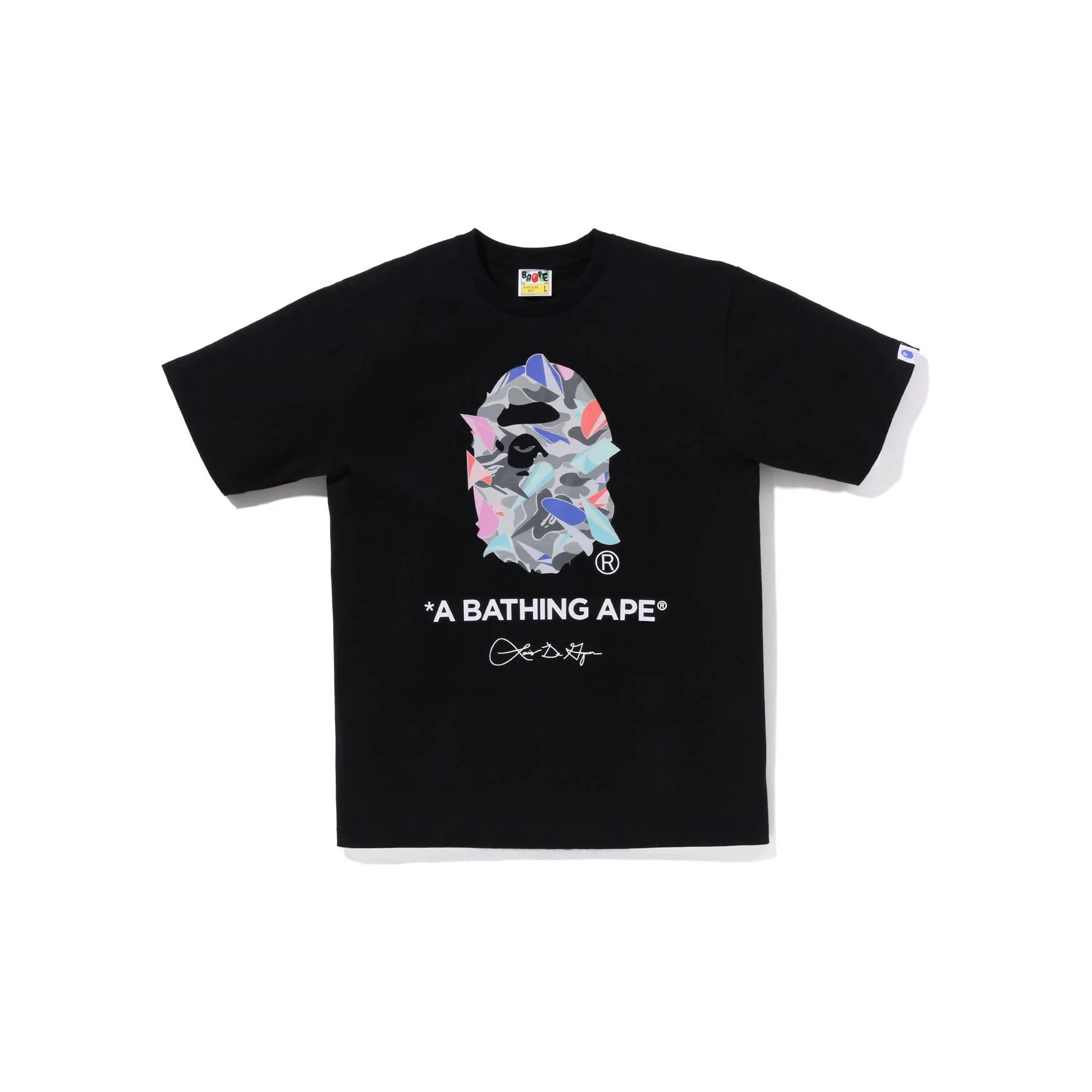A BATHING APE X Louis De Guzman Ape Head Tee White L - POIZON
