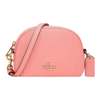 COACH Serena Pebbled Leather Shoulder Bag, Crossbody Bag Women's Candy Pink