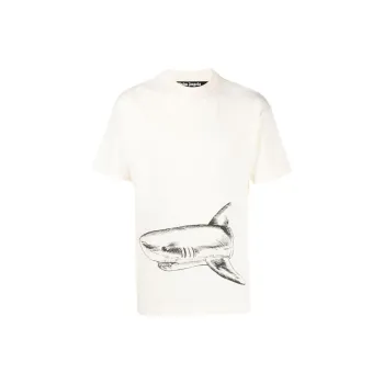 PALM ANGELS Broken Shark Classic T Shirt