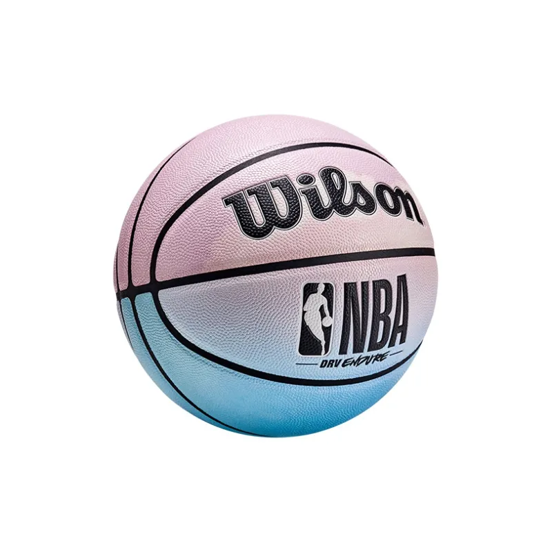 Wilson NBA PU Basketball Pink Blue Size 7 Ball Training Unisex-1
