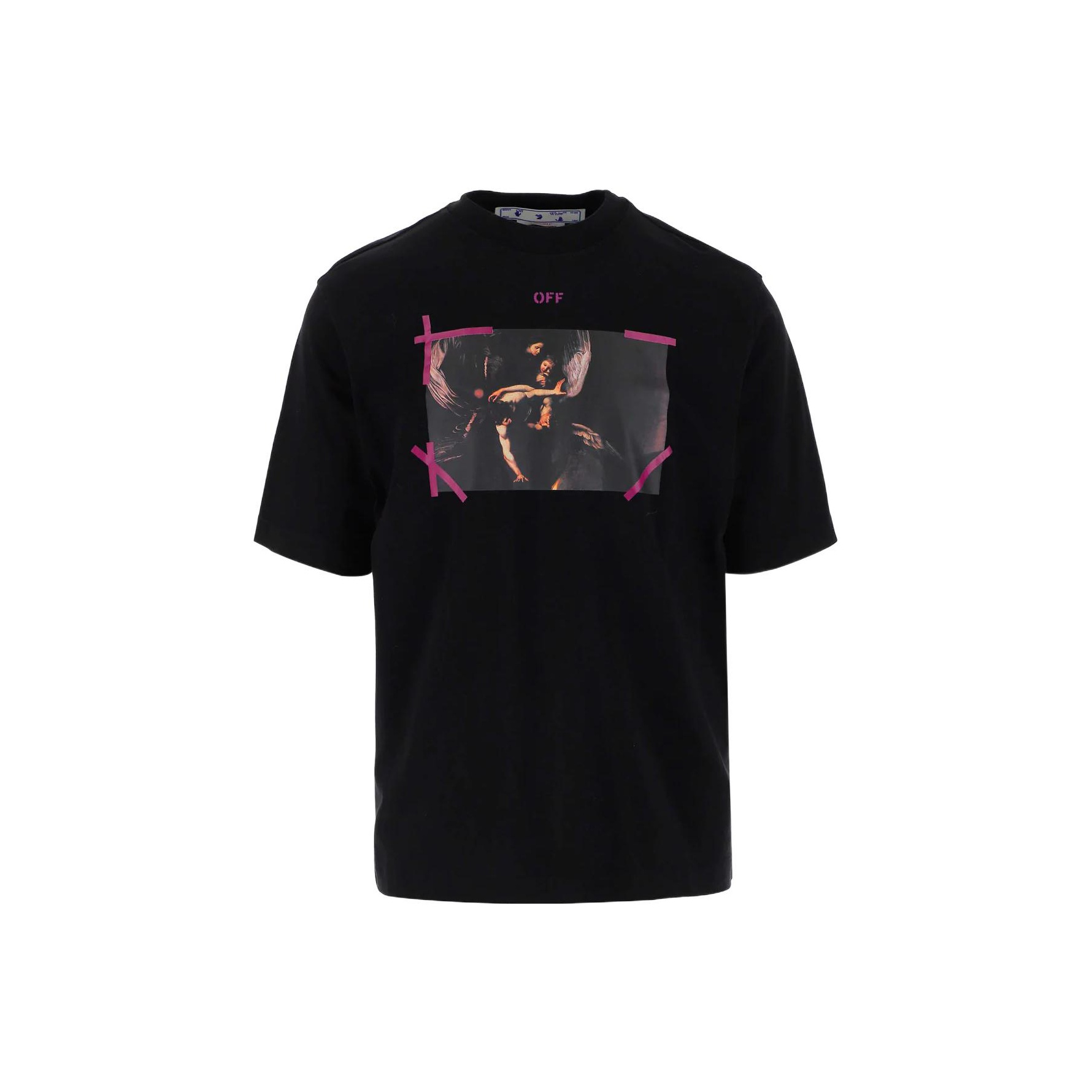 OFF-WHITE Wave Diag Slim Short-Sleeve Tee - POIZON