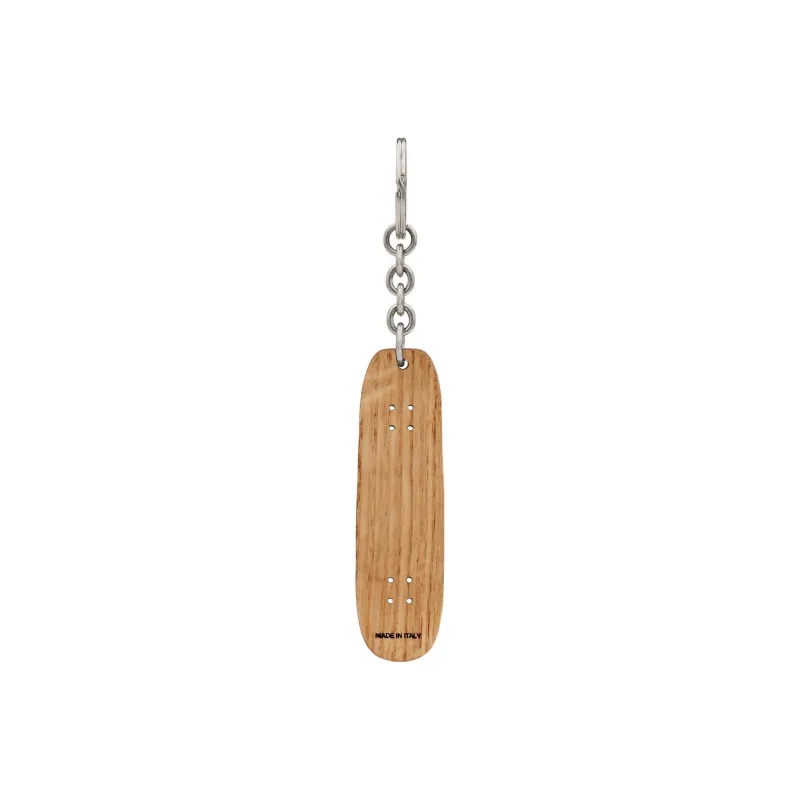 SAINT LAURENT Wooden Keychain Bag Accessory Unisex Brown-2