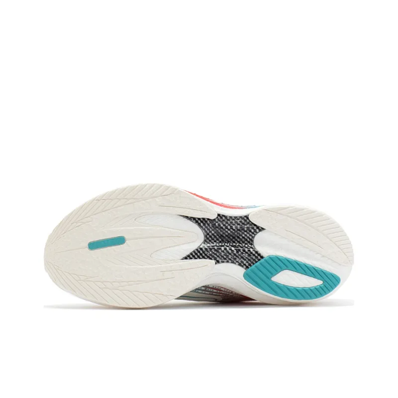 361° Carbon CQT Carbon Speed CQT Jade Rabbit Auspicious Breathable Low-Top Running Shoes Women's White Green-4