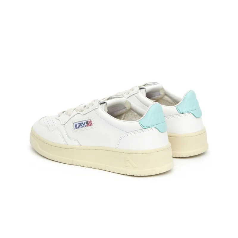 AUTRY Medalist Low 'White Turquoise' Women's-3