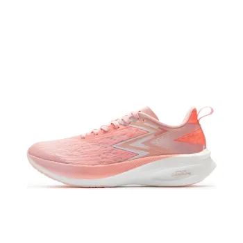 361° Flying ET Anti Slip Wear Resistant Breathable Rebound Low Top Sprint Running Shoes Men's Pink