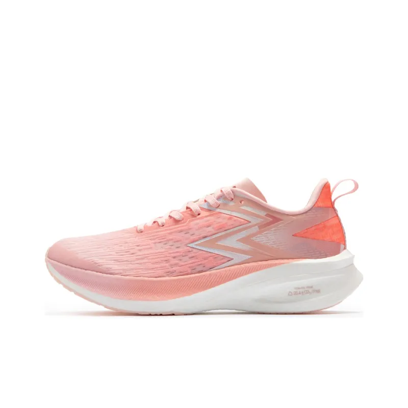 361° Flying ET Anti Slip Wear Resistant Breathable Rebound Low Top Sprint Running Shoes Men's Pink-0