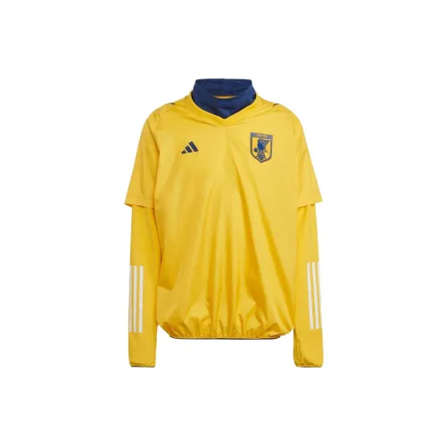 Adidas Japanese Football Team Olympic Series Soccer Jerseys Men Yellow