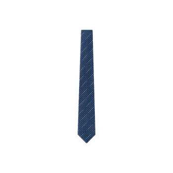 LOUIS VUITTON Monogram Tie Men's Blue