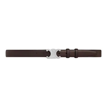 CELINE Medium Triomphe Belt In Natural Calfskin