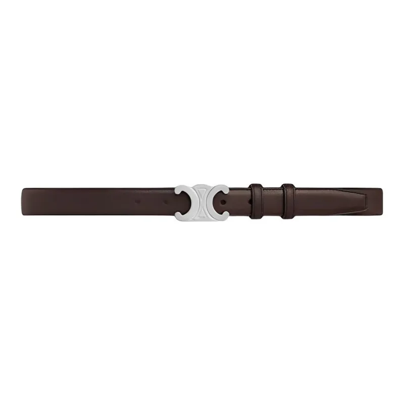 CELINE Medium Triomphe Belt In Natural Calfskin-0