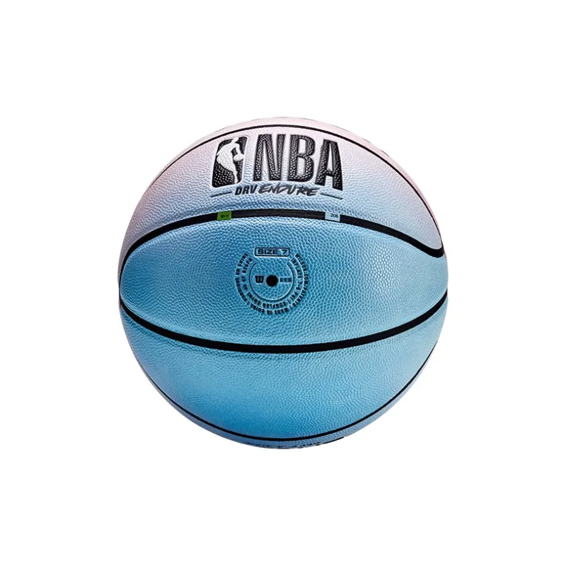 Wilson NBA PU Basketball Pink Blue Size 7 Ball Training Unisex-3