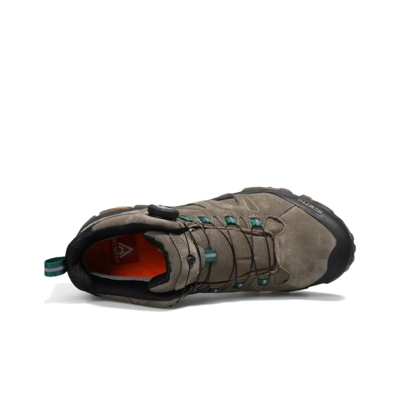HUMTTO Hiking / Trekking Shoes Men Mid Top Jasper/Khaki/Gray/Black/Sand/Light Gray/Light Pink/Dark Gray/Pink-2