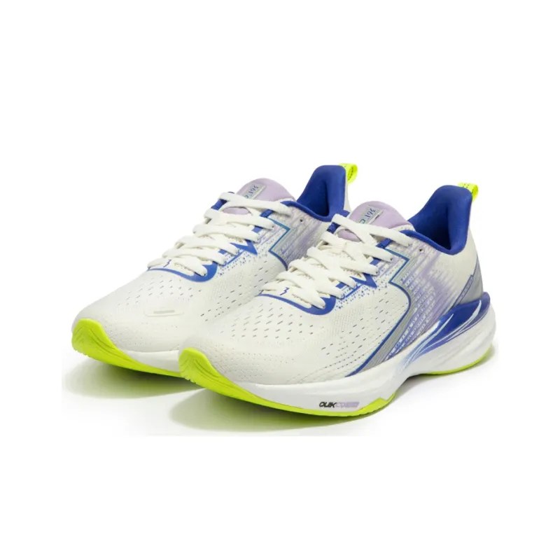 361° Carbon CQT Carbon Speed CQT Breathable Low Top Running Shoes Women's White Blue-2