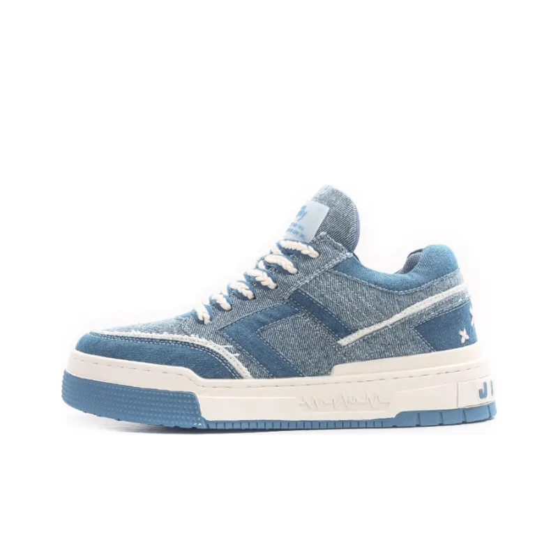 Jifffly Air Cushion Collection Skateboard Shoes Unisex Blue-1