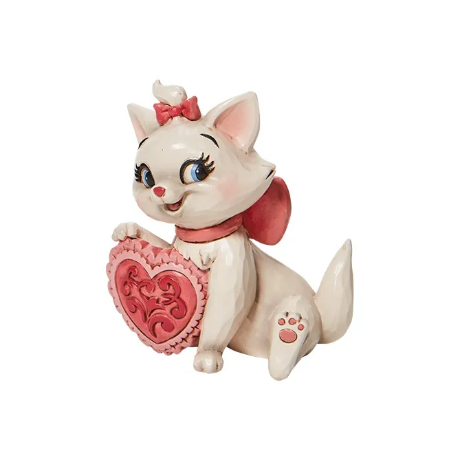 ENESCO ENESOC Disney DisneyTraditions Collection Heart Marie Cat Scale Figures 9cm-2