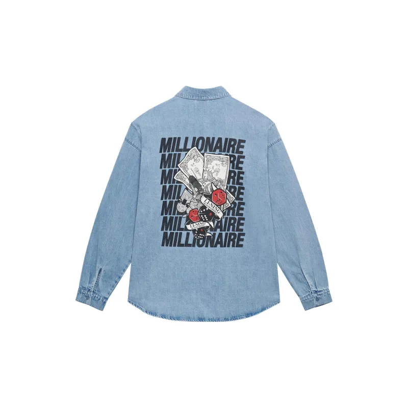 LiNing Skateboard Shirts Men Light Blue-1