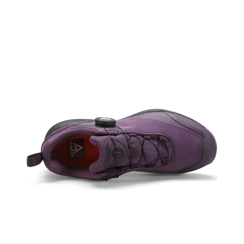 HUMTTO Anti Slip Wear Resistant Low Top Outdoor Shoes Women's Dark Purple-2