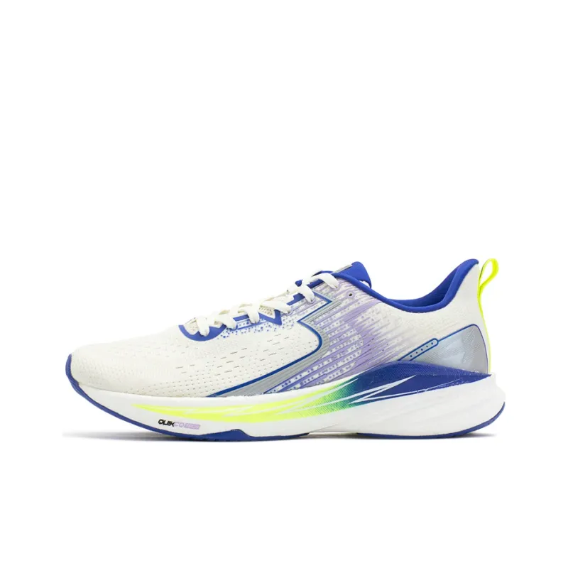 361° Carbon CQT Breathable Low Top Running Shoes Men's Feather White-0