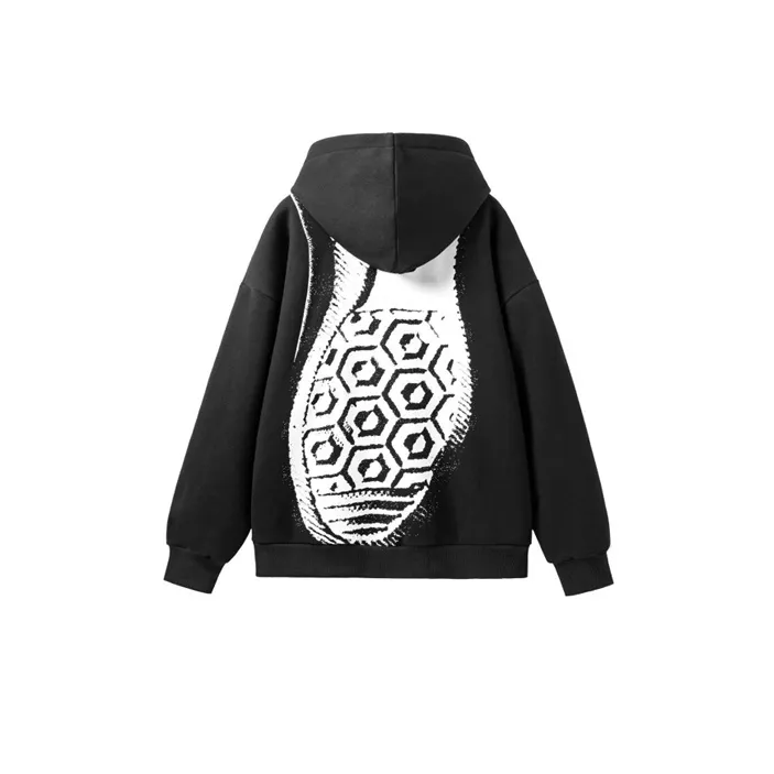 Jifffly Skateboard Shoes Unisex Low Top Black/White-8