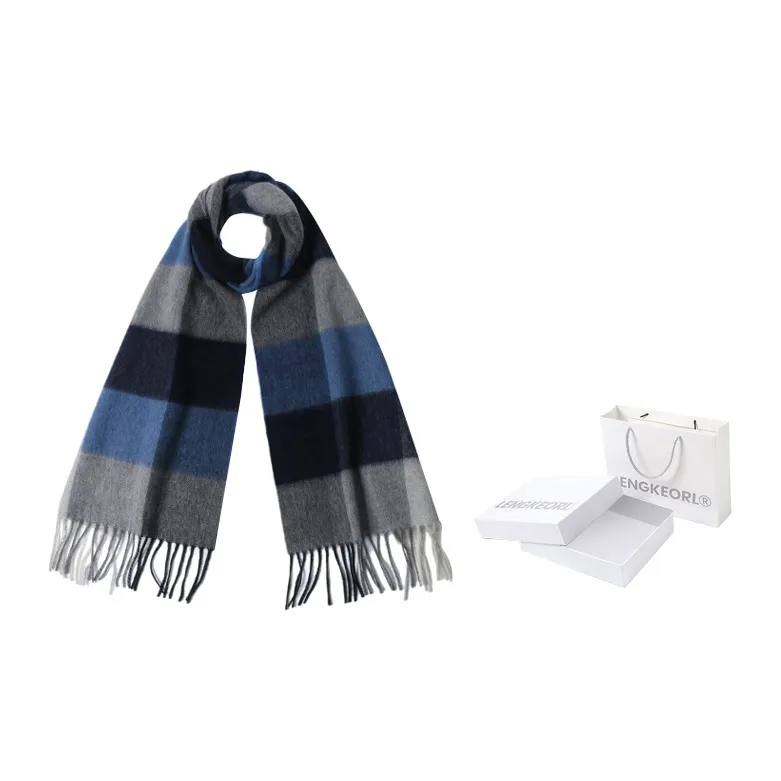 LENGKEORL Knit Scarves Men-2