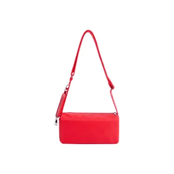 BAGSMART Nylon Fabric Toast Bag Shoulder Bag Crossbody Bag Small Size Women's Black/Red/Blue