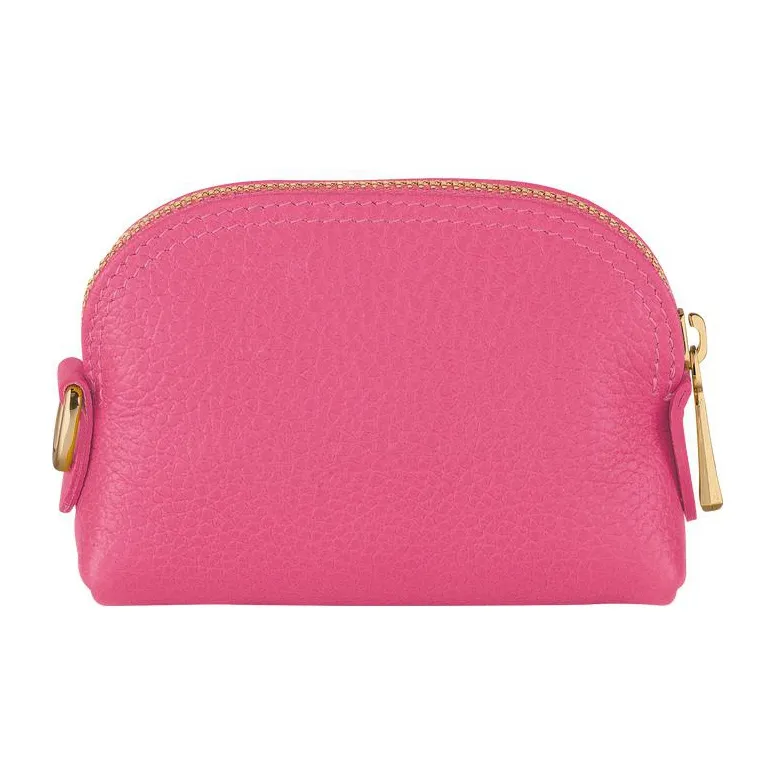 LONGCHAMP Le Foulonné Large Cow Leather Clutch Coin Purse Regular Women's Pink-1
