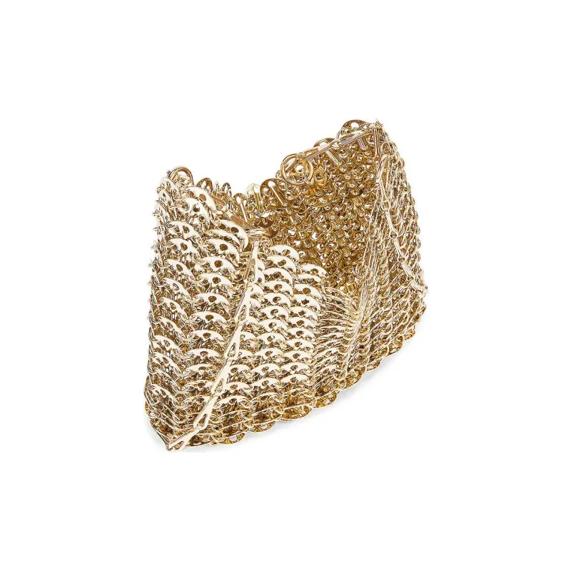 Rabanne Gold Iconic Chain 1969 Cross Body Bag-3