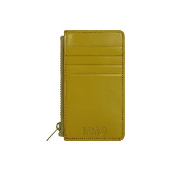 MM6 Maison Margiela Sheepskin Card Holder, Wallet Women's Yellow