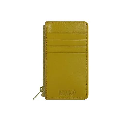 MM6 Maison Margiela Sheepskin Card Holder, Wallet Women's Yellow