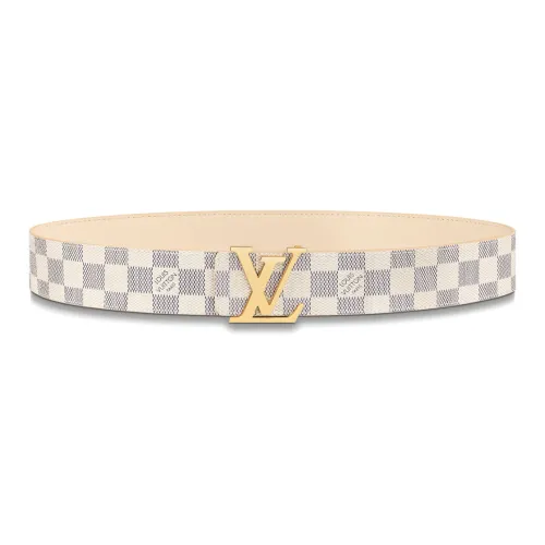 LOUIS VUITTON Leather Belts Women's Blue