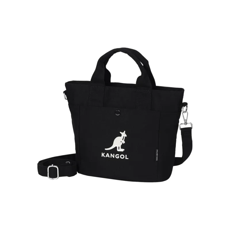 KANGOL Canvas Dumpling Bag Canvas Bag Crossbody Handbag Medium Size Unisex Red/Black/White-8