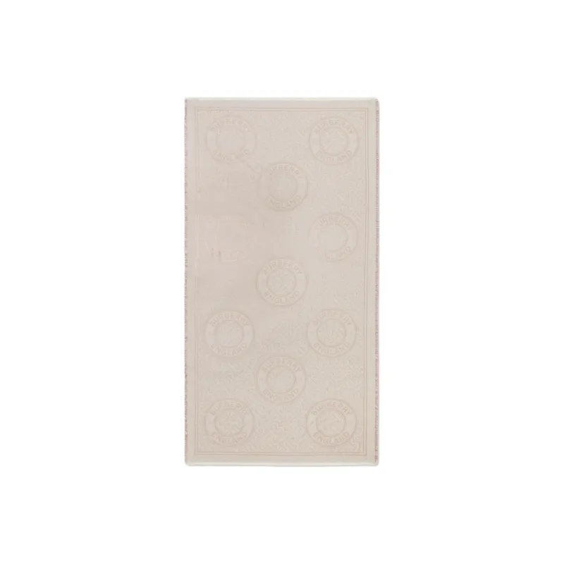 Burberry Knit Scarves Unisex Light Pink-0