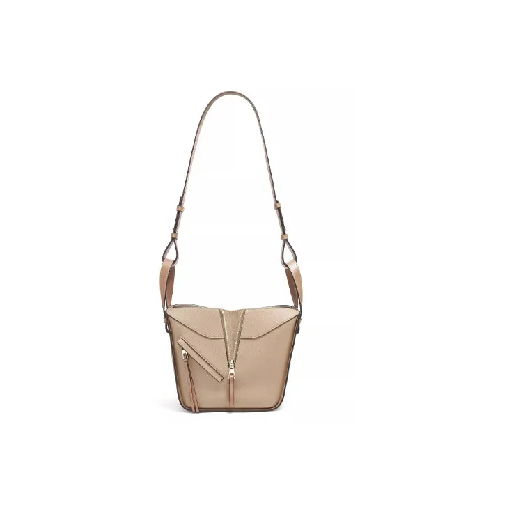 LOEWE Hammock Soft Grain Cow Leather Shoulder Bag, Crossbody Bag, Handbag Women's Sand-4