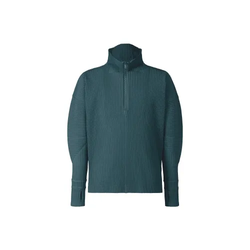 Homme Plissé Issey Miyake Mc October Pleated Polo Shirt