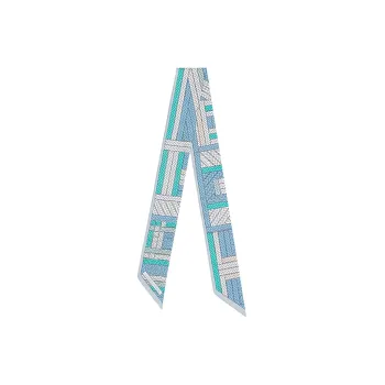 HERMES Silk Scarves Women's Blue