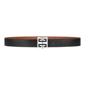 GIVENCHY Casual Minimalist Style Smooth Buckle Leather Belts Unisex