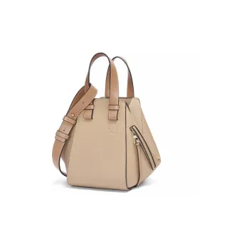 LOEWE Hammock Soft Grained Cow Leather Shoulder Bag Crossbody Bag Handbag Women's Sand