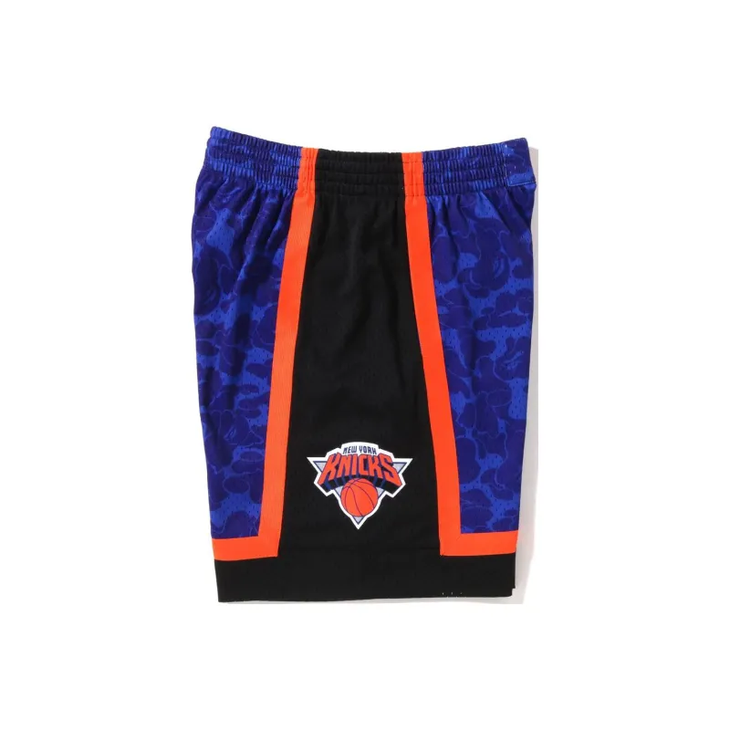Bape X Mitchell & Ness New York Knicks Shorts-2