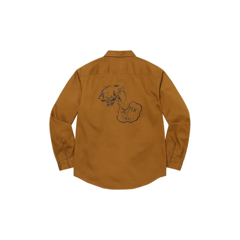 Supreme Raymond Pettibon Work Shirt-5