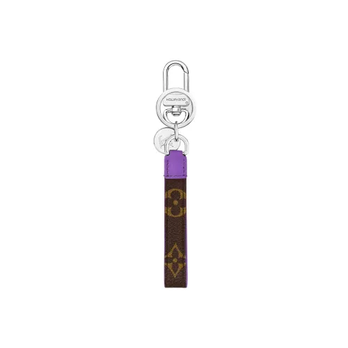 LOUIS VUITTON Keychain Unisex Brown