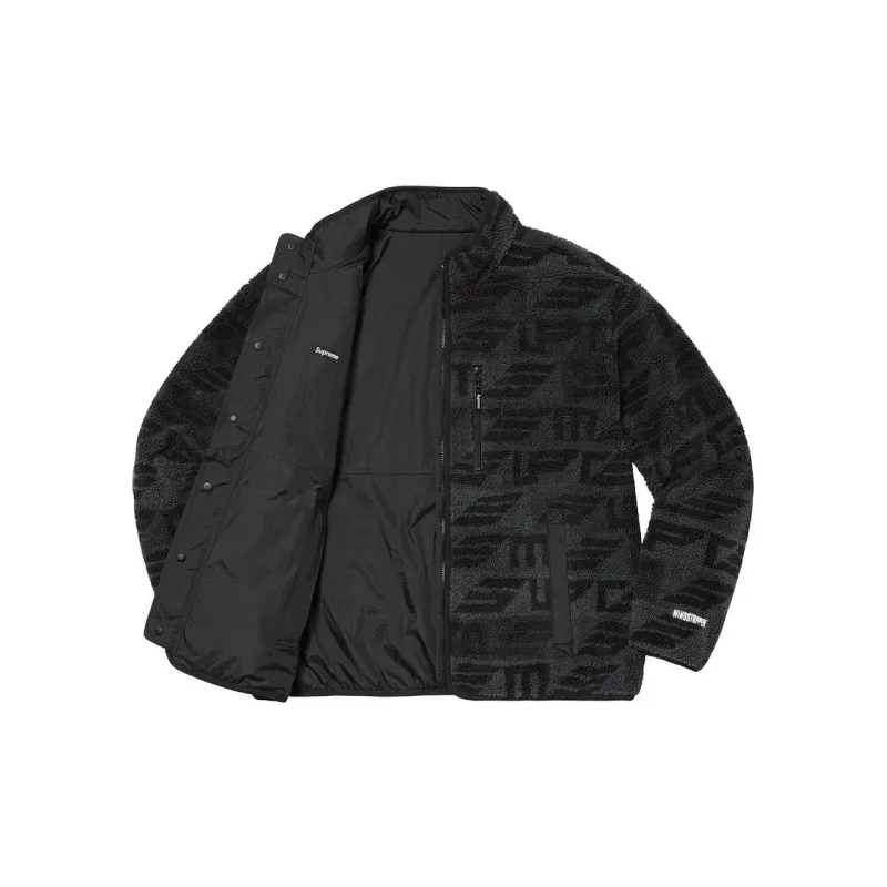 Supreme Geo Reversible Windstopper Fleece Jacket-4
