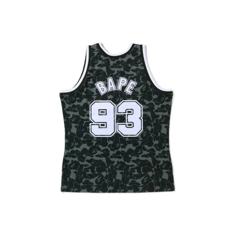 Bape X Mitchell & Ness New Jersey Nets Jersey-1