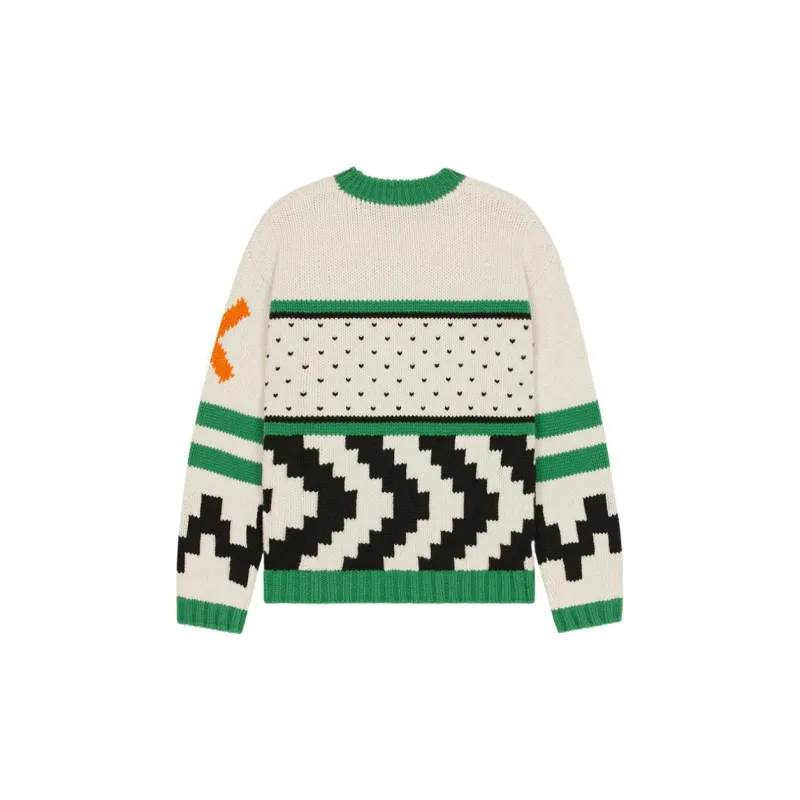 KENZO X Nigo Holiday Season Sweaters Unisex Green-1